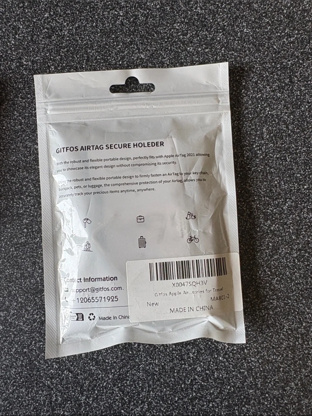 Apple White AirTag Tracker (2-Pack)